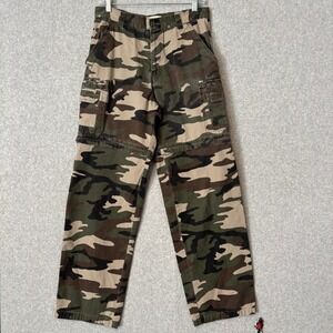 Magellan Sportswear Mens 32 Camo Convertible Cargo Pants Zip Off Shorts Outdoors